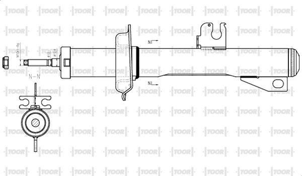 TOOR SG11170 - Amortisseur cwaw.fr