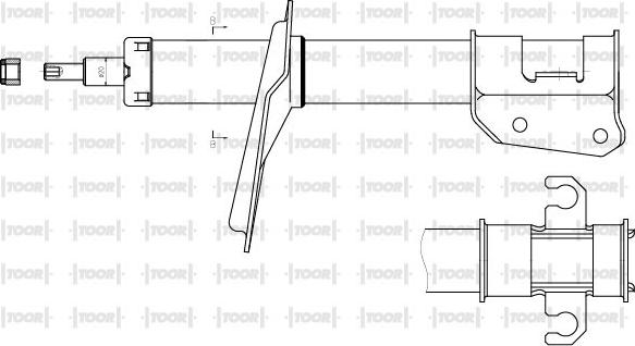 TOOR SG11800 - Amortisseur cwaw.fr