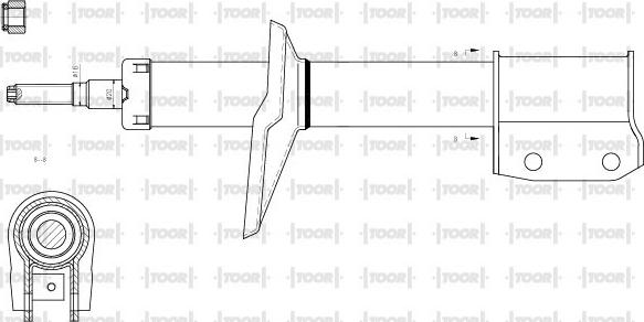 TOOR SG11300 - Amortisseur cwaw.fr