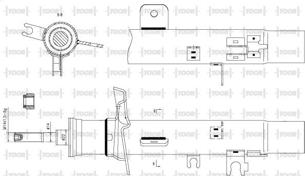 TOOR SG11381 - Amortisseur cwaw.fr