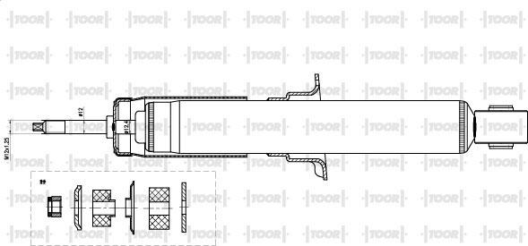 TOOR SG11331 - Amortisseur cwaw.fr