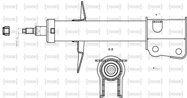 TOOR SG11240 - Amortisseur cwaw.fr