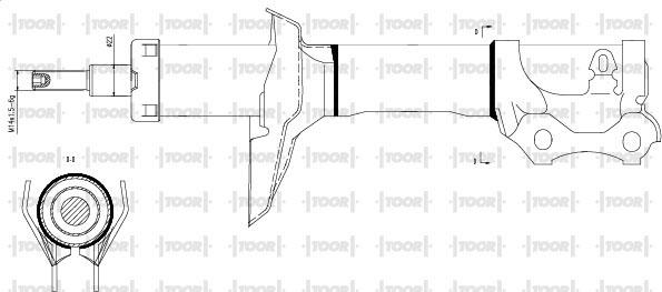 TOOR SG11210 - Amortisseur cwaw.fr