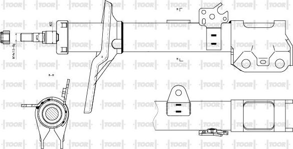 TOOR SG11760 - Amortisseur cwaw.fr