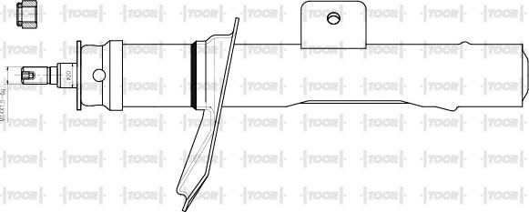 TOOR SG11700 - Amortisseur cwaw.fr