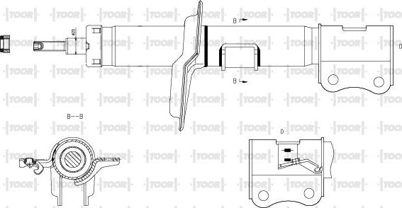 TOOR SG11730 - Amortisseur cwaw.fr