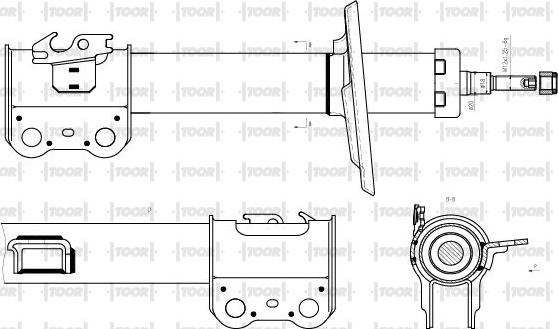 TOOR SG11770 - Amortisseur cwaw.fr