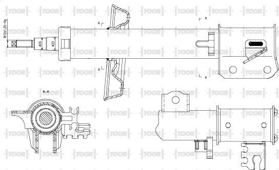 TOOR SG13930 - Amortisseur cwaw.fr