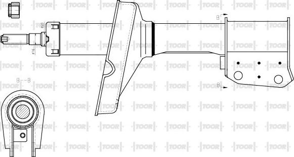 TOOR SG12430 - Amortisseur cwaw.fr