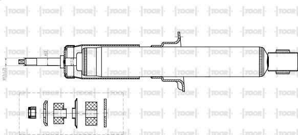 TOOR SG12640 - Amortisseur cwaw.fr