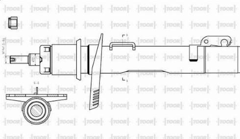 TOOR SG12650 - Amortisseur cwaw.fr