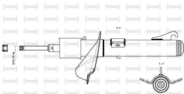 TOOR SG12010 - Amortisseur cwaw.fr