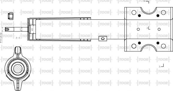 TOOR SG12020 - Amortisseur cwaw.fr