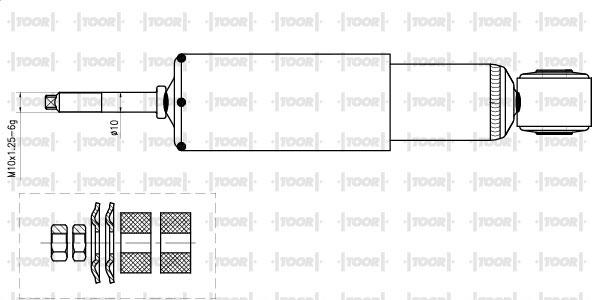 TOOR SG12330 - Amortisseur cwaw.fr