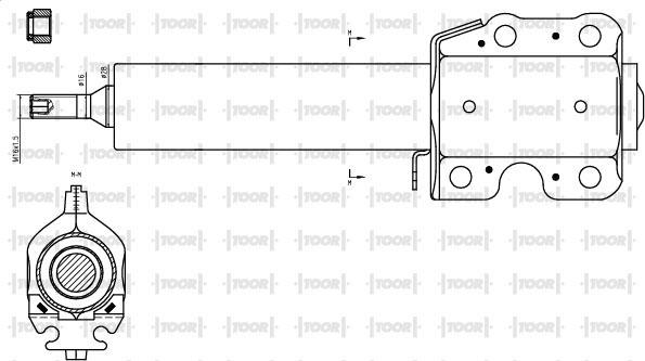 TOOR SG12210 - Amortisseur cwaw.fr