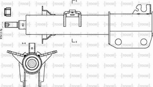 TOOR SO14170 - Amortisseur cwaw.fr