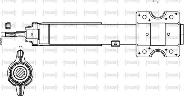 TOOR SO16140 - Amortisseur cwaw.fr