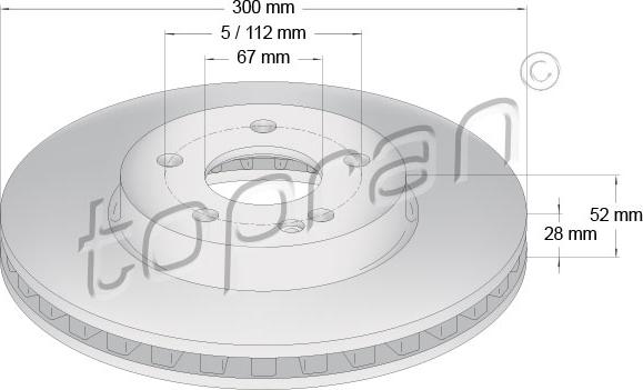 Topran 409 329 - Disque de frein cwaw.fr