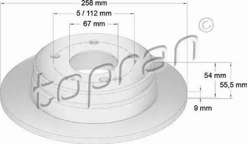 Topran 400 861 - Disque de frein cwaw.fr