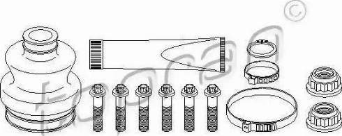 Topran 400 720 - Joint-soufflet, arbre de commande cwaw.fr