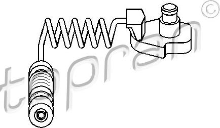 Topran 401 457 - Contact d'avertissement, usure des plaquettes de frein cwaw.fr