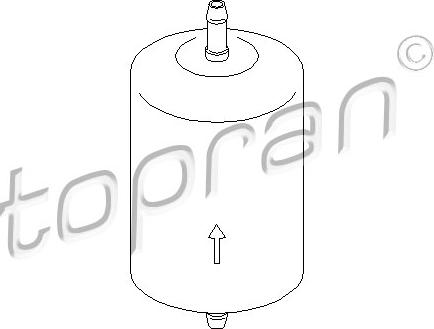 Topran 401 032 - Filtre à carburant cwaw.fr