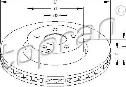 Topran 401 898 - Disque de frein cwaw.fr