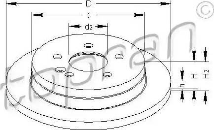 Topran 401 841 - Disque de frein cwaw.fr