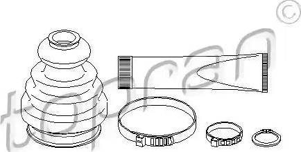 Topran 401 245 - Joint-soufflet, arbre de commande cwaw.fr