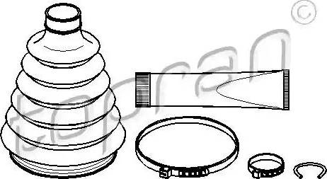 Topran 401234 - Joint-soufflet, arbre de commande cwaw.fr