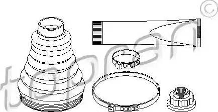 Topran 401 742 - Joint-soufflet, arbre de commande cwaw.fr