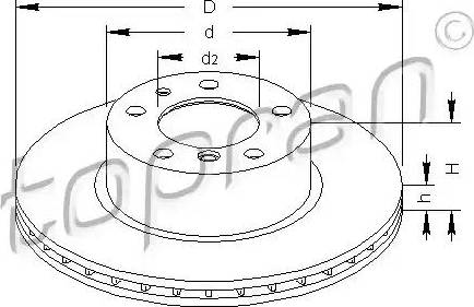 Topran 500 560 - Disque de frein cwaw.fr