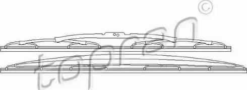 Topran 501 529 - Balai d'essuie-glace cwaw.fr