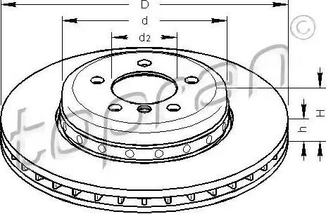 Topran 501 189 - Disque de frein cwaw.fr