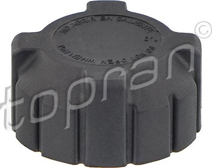 Topran 600 434 - Bouchon, réservoir de liquide de refroidissement cwaw.fr