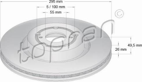 Topran 600 600 - Disque de frein cwaw.fr