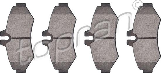 Topran 109 471 - Kit de plaquettes de frein, frein à disque cwaw.fr