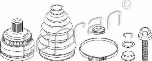 Topran 109 393 - Jeu de joints, arbre de transmission cwaw.fr