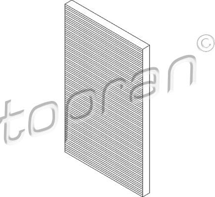 Topran 108 410 - Filtre, air de l'habitacle cwaw.fr