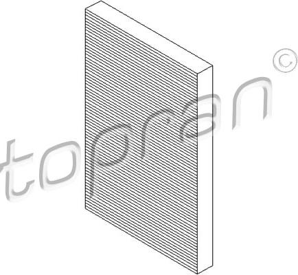 Topran 108 412 - Filtre, air de l'habitacle cwaw.fr