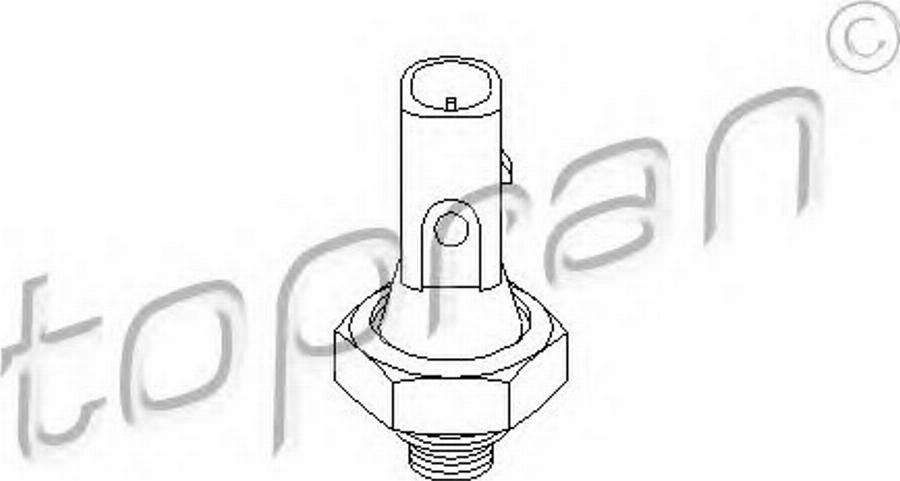 Topran 108 894 015 - Capteur, pression d'huile cwaw.fr