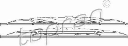 Topran 102 980 - Balai d'essuie-glace cwaw.fr