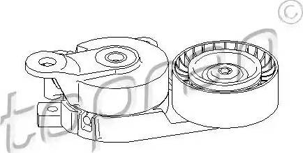 Topran 110 380 - Tendeur de courroie, courroie trapézoïdale à nervures cwaw.fr