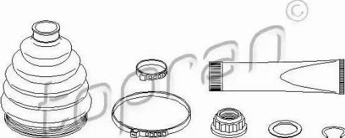 Topran 110 242 - Joint-soufflet, arbre de commande cwaw.fr