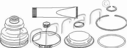 Topran 111 640 - Joint-soufflet, arbre de commande cwaw.fr