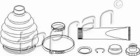 Topran 111 664 - Joint-soufflet, arbre de commande cwaw.fr