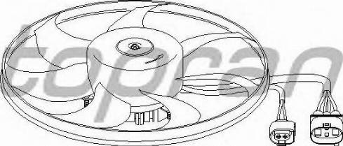 Topran 111 283 755 - Ventilateur, refroidissement du moteur cwaw.fr