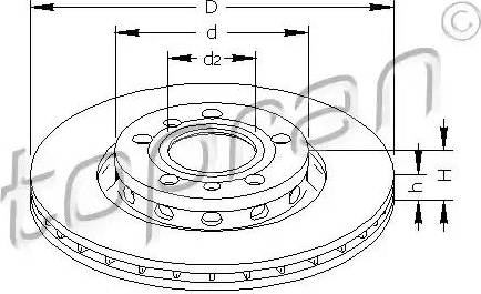 Topran 113 259 - Disque de frein cwaw.fr