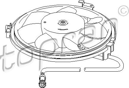 Topran 112 105 - Ventilateur, refroidissement du moteur cwaw.fr