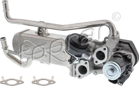 Topran 117 221 - Radiateur, réaspiration des gaz d'échappement cwaw.fr